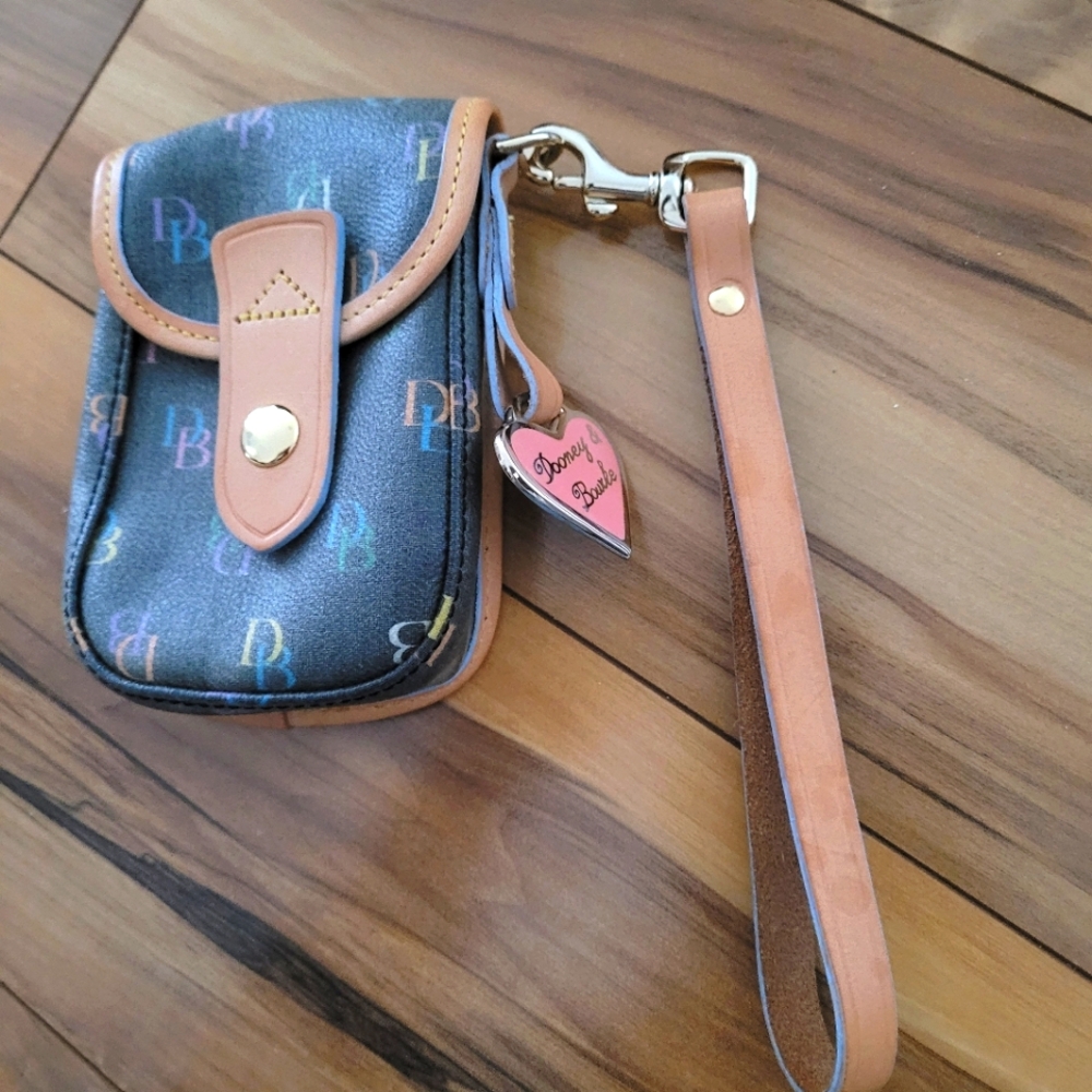 Dooney & Bourke Wristlet with Tan Trim